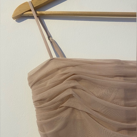 Babaton Mesh Corset Top โจ๐ Blush Pink ๐๐ซ NEVER WORN ๐ซ๐ - Picture 2 of 5